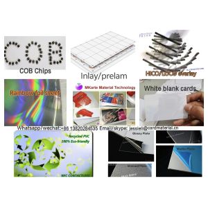 Squareness ≤1mm/m PVC Plastic Card HP Indigo Digital Printing with Good Impact