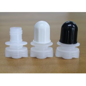 Polyethylene Pour Spout Caps 14mm Outer Dia For Reusable Food Liquid Pouch Bag