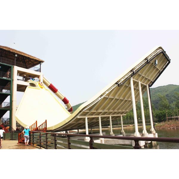 304 Stainless Steel Amusement Park Water Slide , Dangerous Water Slides 2