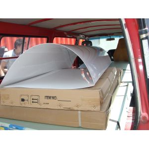 Acrylic shower back wall for shower enclosure