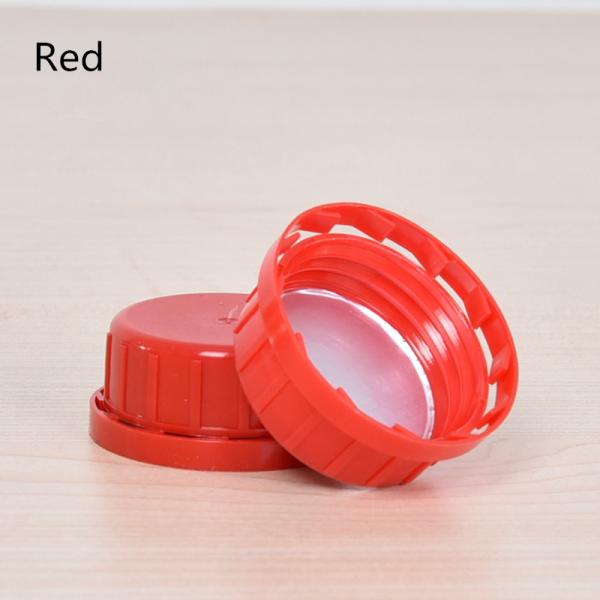 Custom Colors 38MM Hdpe Tamper Evident Lid With Aluminum Foil Gasket For Plastic Jars