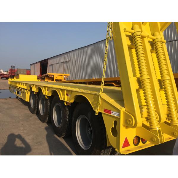 Buy 60T 100T 4 Axle Gooseneck Lowboy Trailer at wholesale prices