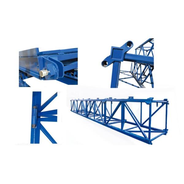 Schneider electric cable construction site crane , QTZ5013 6t Hydraulic Tower Crane with 50m