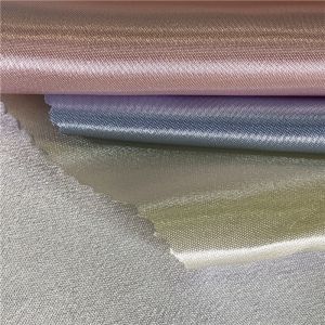 75D/36F Blackout Sustainable RPET Satin Fabric GRS Certified for Baby Blanket