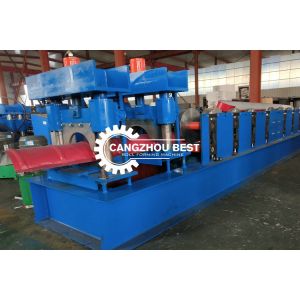 Color Steel Brick&Roman Tile Roll Top Ridge Cap Roll Froming Machine