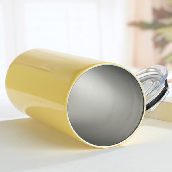 Low Price And MOQ 20OUNCE Christmas Gifts Straight Skinny Sippy Cup Sublimation Blanks Tumblers With Lid And straw