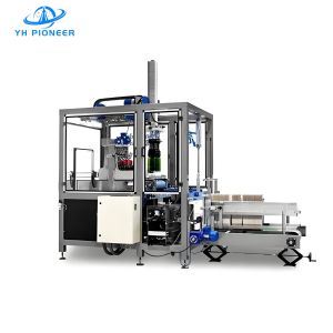 Bottle Case Packing Machine With Protective Rubber Grippers For All Bottle Types