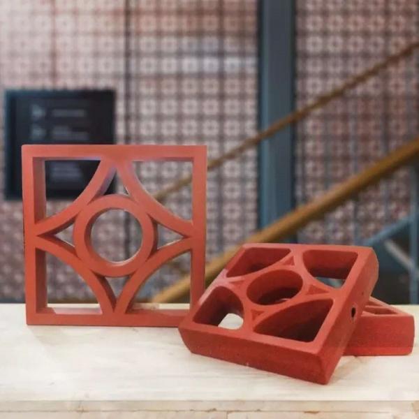 Buy Terracotta Breeze Bricks Ventilation Hollow Brick Wall Tiles Handmade at wholesale prices