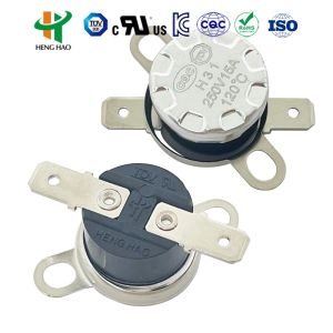 KSD301 Bimetallic Thermostat with 100000 Cycles 250V 16A and 0-250℃ Temperature