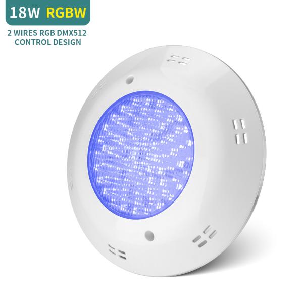 Buy SMD5050 Rgbw Underwater Swimming Pool Lights 525nm 18W Surface Mount at wholesale prices