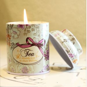 Luxury Tin Scented Candle Handmade Jar Candles
