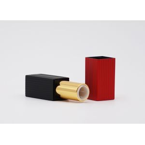 Magnet Cap Square Shaped Rubber Empty Lipstick Tube Case