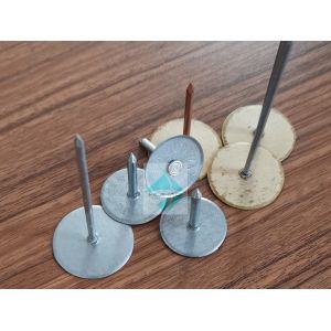 12Gauge 38mm Ductwork Metal Cupped Head Weld Pins For HVAC System