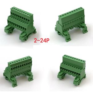 5.08mm / 0.2" Pitch Pluggable Screw Terminal Blocks Din Rail Mounting
