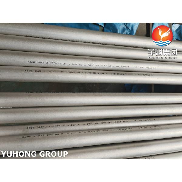 Buy ASME SA312 TP310S / UNS S31008 Stainless Steel Seamless Pipe Industrial at wholesale prices
