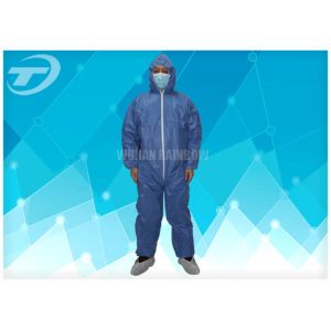 Disposable Protective Clothing Non - Woven Disposable Coveralls With Hood