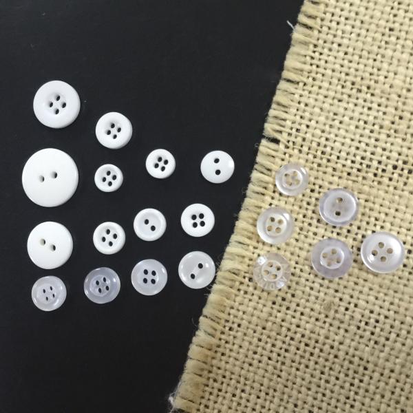 wholesale factory direct produce 2holes/4holes resin polyester shirt button