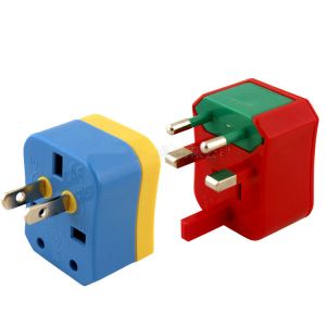 Multi Function Universal Plug Adapter , 250V Conversion 3 In 1 Plug Adapter
