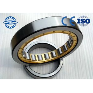 China P6 Cylindrical Roller Bearing NU / NJ 206 GCR 15 With Double Row Chrome Steel Brass Cage on sale