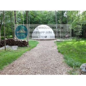 2 Man PVC Coated Geodesic Dome Glamping Tent UV Resistance