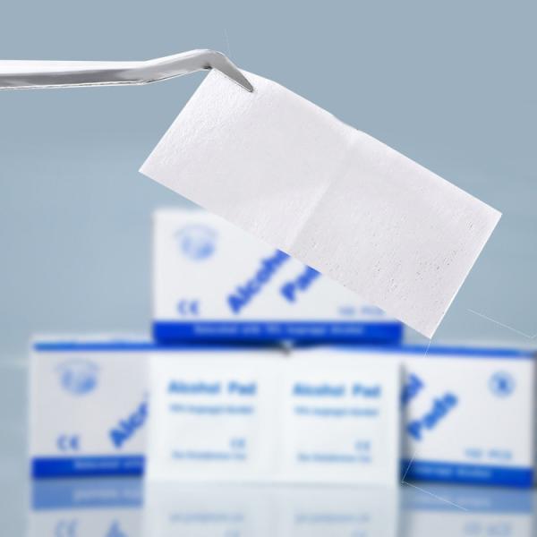Buy Disposable 70% Alcohol Disinfection Cotton Piece 100 Pcs/Box at wholesale prices