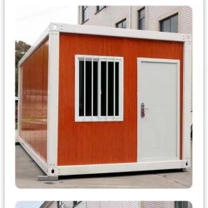 China Steel Door Modular Home Hurricane Proof Aluminum Window Panel K Prefab Container House on sale
