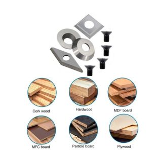 Square Shape / Carbide Woodturning Cutters for Most Woodturning Tools