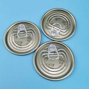 FDA 52mm 56mm 65mm Tinplate Jar Lids Easy Open End