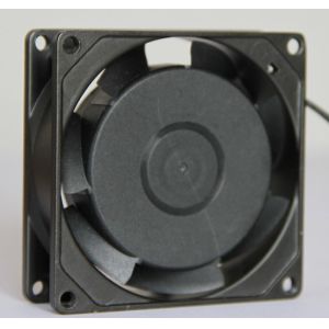 80mm Black Portable AC Brushless Fan Motor 3.1 Inch For Cooling And Network