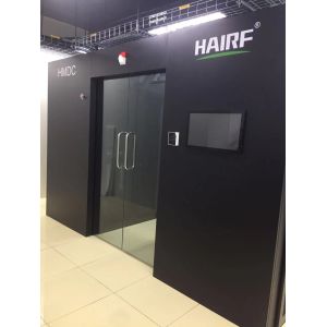 Quality Black 12 Racks Mini Modular Data Center W600mm High Efficiency for sale