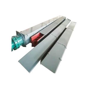 Machinery Carbon Steel U Trough Screw Conveyor ISO Certificate