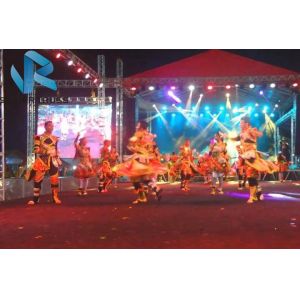 China 290mm - 1200mm Sgaier Truss For Fashion Show / Hotel Lighting Multi Color on sale