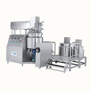 Ailusi Hydraulic Lifting Vacuum Emulsifying Mixer Machine Cosmetic Cream