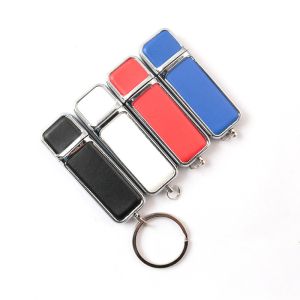 30MB 3.0 Embossing Logo Leather USB Flash Drive 256GB 256GB 512GB