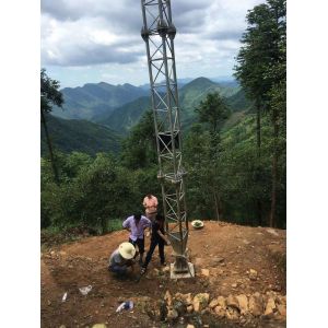 Triangular Microwave Antenna 5g Guyed Wire Tower