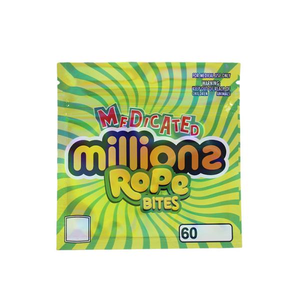 Durable 3 Side Seal Bag Recyclable For Candies Packaging