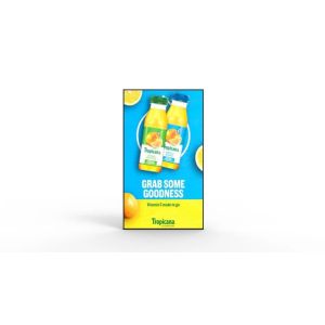 China 55 3500nits 24/7 Commercial Grade Single Sided In-window Display on sale