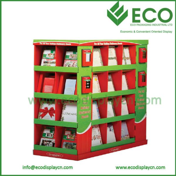 Supermarket Pallet Display, Paper Display For Retail, Christmas Greeting Card