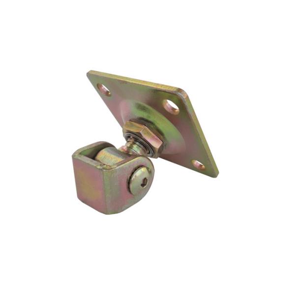 zinc plated sliding gate hinge with square plated M20
