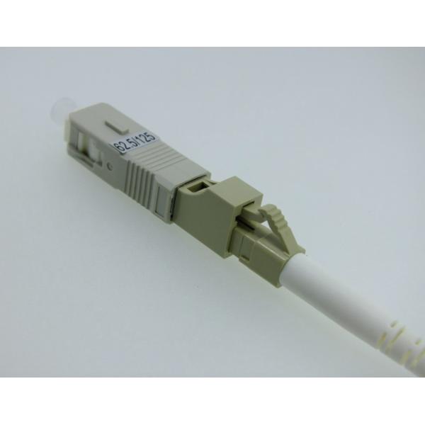 SC Male To LC Female Fiber Optic Adapters Plastic Material Simplex / Duplex Optional