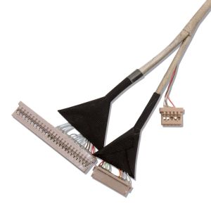 LVDS Cable Assembly Connector 0.5mm Pitch Custom Length