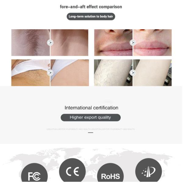 Painless Epilator Home Beauty Machine IPL Laser Hair Removal Lescolton T006