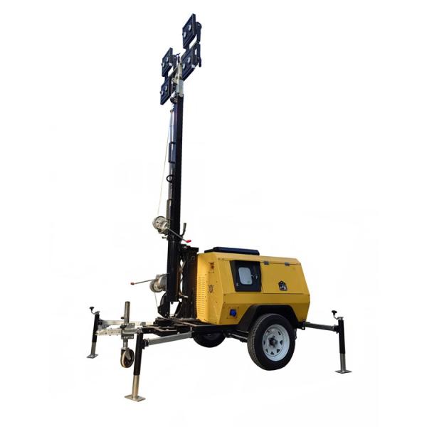 Buy Portable Light Tower With Diesel Generator 4*400W LED Lamps For Construction Sites at wholesale prices
