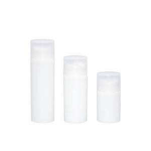 Sustainable Central Hole Outlet PP Airless Bottle Cosmetic Packaging Container