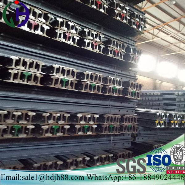 QU100 Crane Rail Beam 120 - 170mm Bottom Width For Laying The Crane Cart