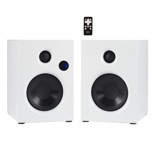 AS30 Bluetooth Bookshelf Speaker with 60W Output and Remote Control
