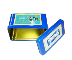 ISO9001 House Shape CMYK Pot Coin Tin Box 190x112x105mm