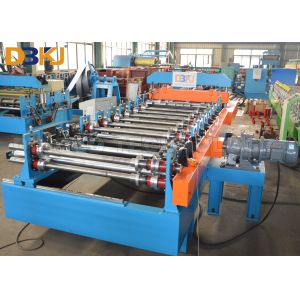 1000mm Galvanized Steel Roof Tile Forming Machine Hydraulic Cutting