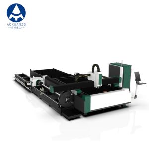 Cnc Sheet And Tube Cutting Machine Single Table 3015 6kw With 220mm Chuck