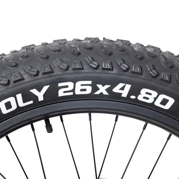 26" Electric Mountain Bike with Powerful Mid Drive and Full Suspension Carbon Fiber Frame